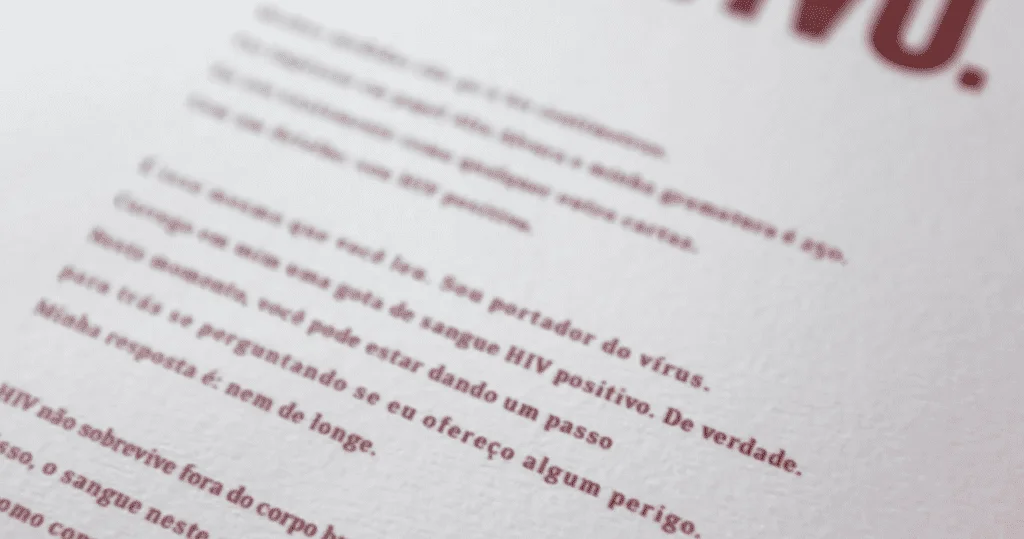 O Cartaz HIV Positivo: depoimento Victor Silba