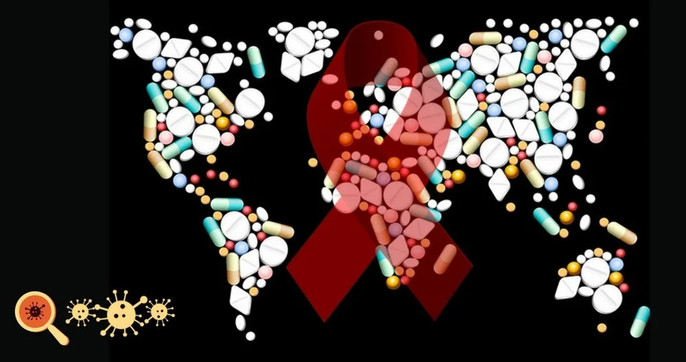 Distribuição dos remédios para HIV no mundo